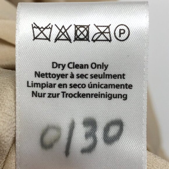 NWT Rachel Zoe light beige 100% silk long sleeve blouse size ~ Medium - Picture 10 of 16